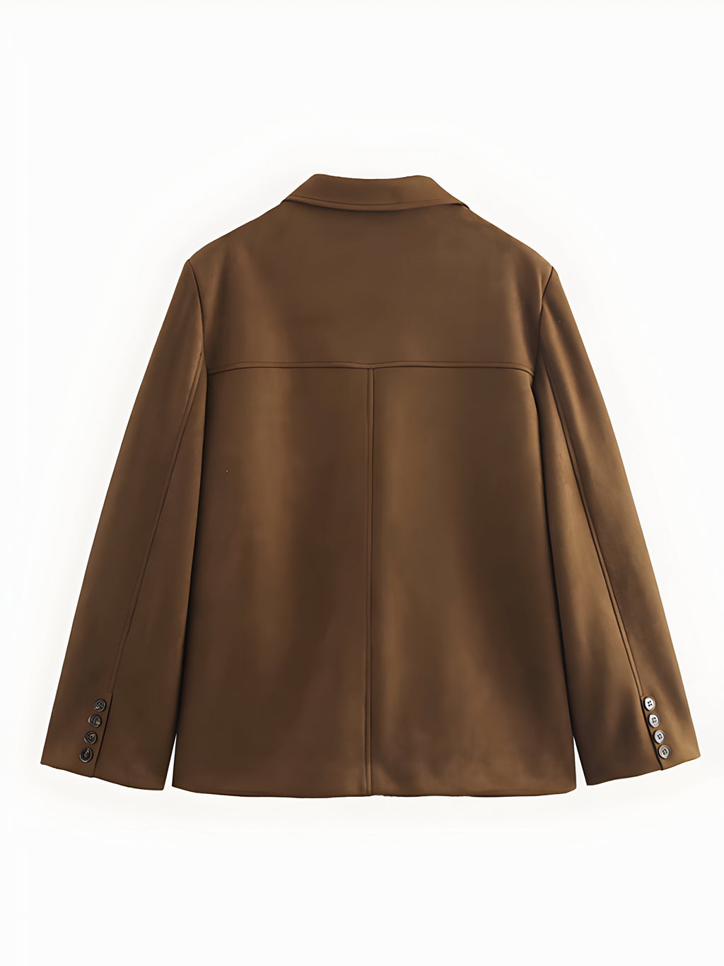 Classic Suede Jacket – Timeless Autumn Winter Lightweight Jacket-Womens Jackets-