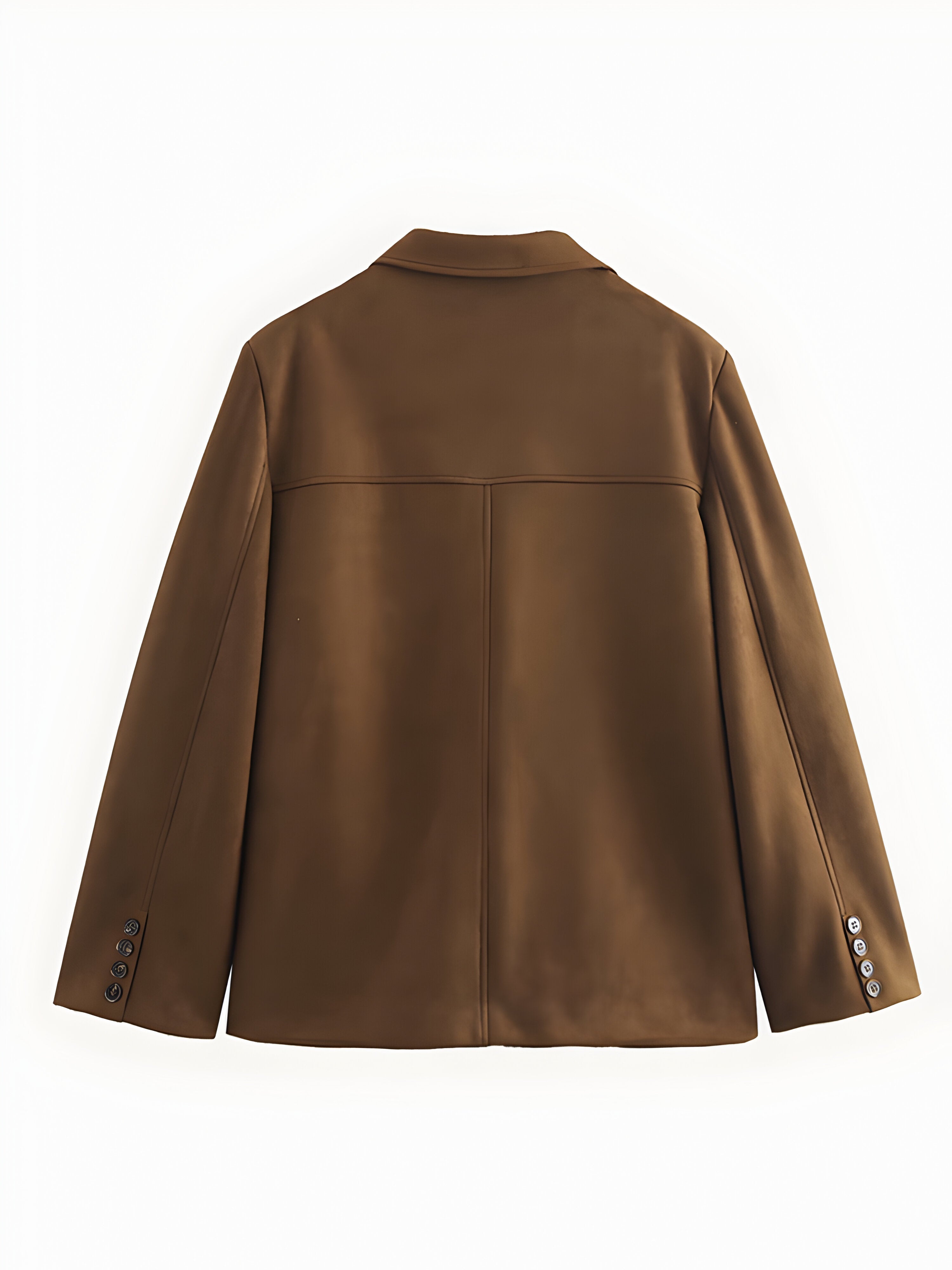 Classic Suede Jacket – Timeless Autumn Winter Lightweight Jacket-Womens Jackets-